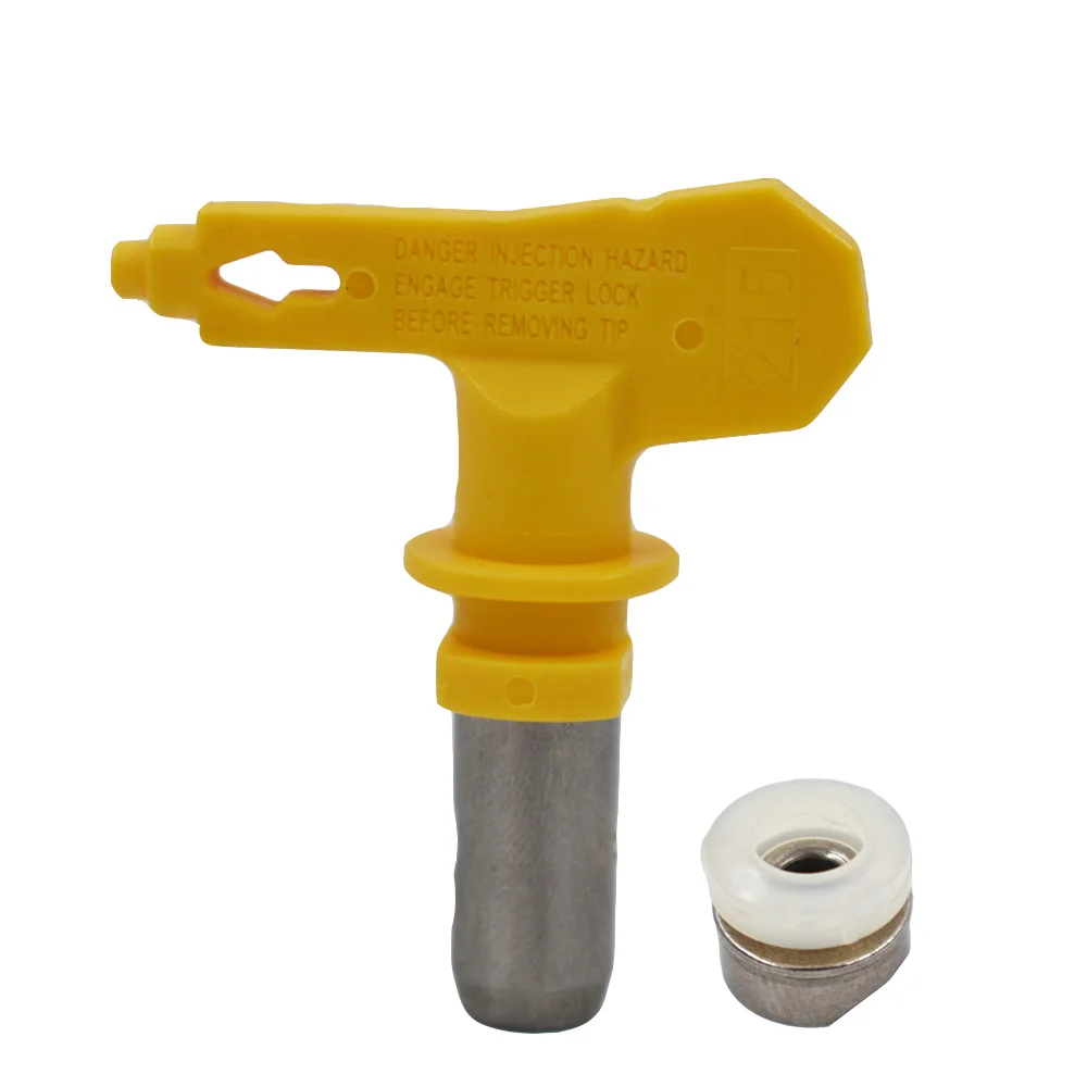 Yellow 215 Universal Airless Paint Spray Sprayer Tip For Graco Titan Wagner Nozzle Tool Kit 215