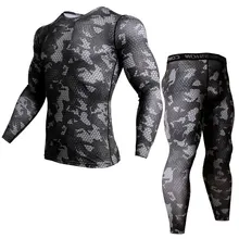 MMA Boy Compression Base Layer Tight Top set Under Skin Long Sleeve Camouflage sets Men Quick Dry Camo Long Sleeve set MMA Boy Compression Base Layer Tight Top set Under Skin Long Sleeve Camouflage sets Men Quick Dry Camo Long Sleeve set