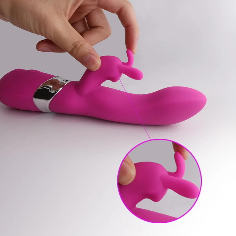 YEAIN G-Punkt-Klitoris-Stimulator, Multispeed-Dildo-Vibratoren für Frauen, 2 Motoren, wiederaufladbarer Kaninchenvibrator_voghion.com