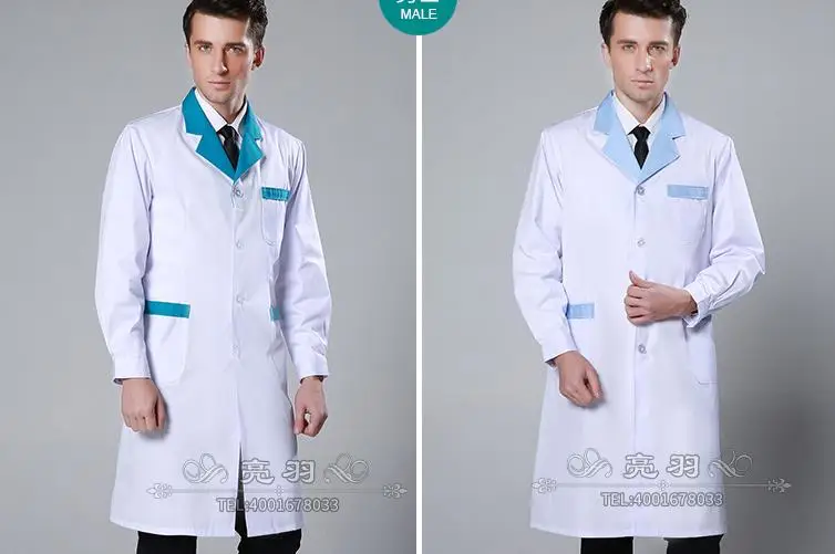10 одежда для медсестер летняя белая одежда синяя красота рабочая одежда женское белое пальто костюмы врача мужской или женский костюм