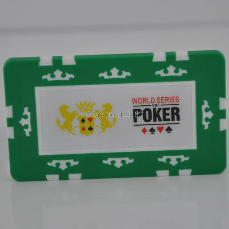 PK-2002WSOP прямоугольник ABS покер чип с непроницаем для ультрафиолета лечения