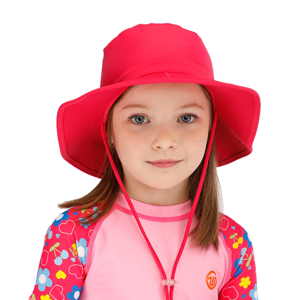 

Summer kids Sun Hat Children Outdoor Neck Ear Cover Anti UV Protection Beach Caps Kids Boy Girl Swimming Flap Cap For 7-14 Years