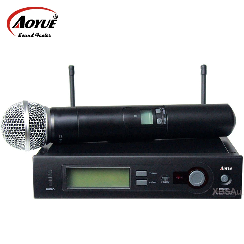 

UHF 2 antenna XLS24/MS58 wireless handheld microphone