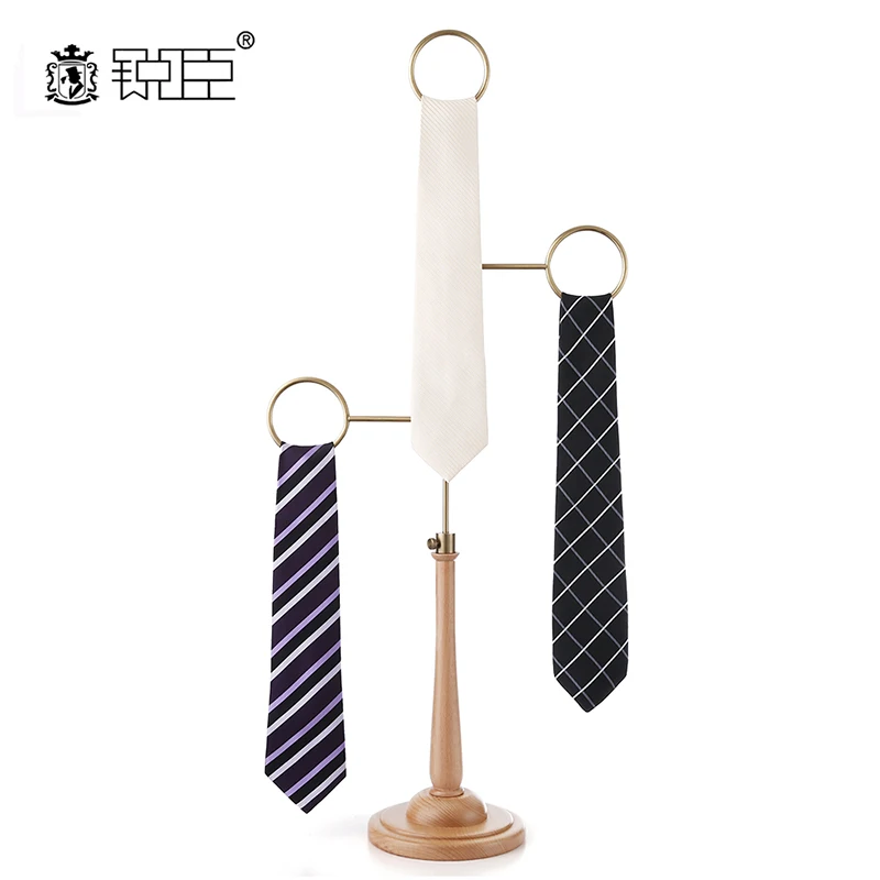 

Retail shop fitting three head ties belts display rack tie display stand