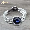 Anslow Hot Fashion Jewelry Wrap Handmade DIY Silver-Plated Beads Women Female Bracelet For Party Friendship Gift  LOW0759LB ► Photo 1/6