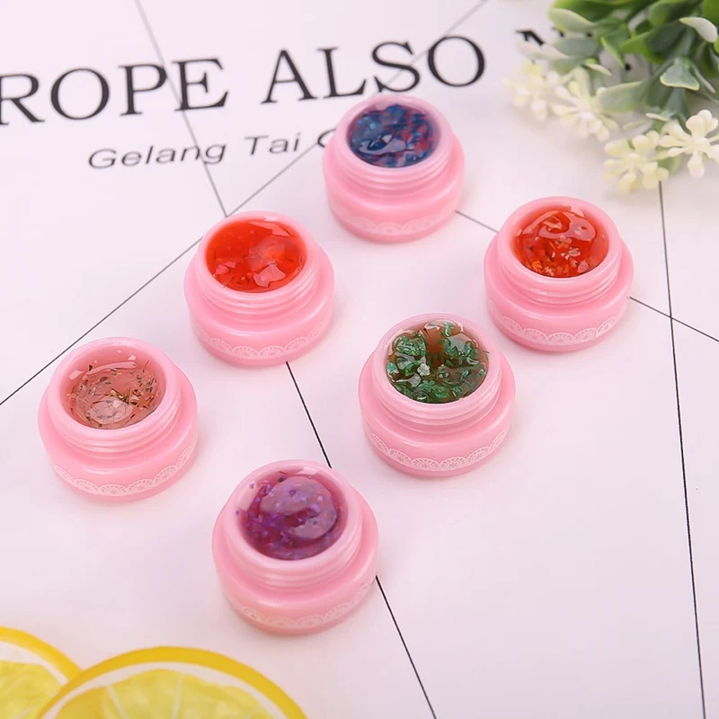 

2019 New Manicure UV Dried Flower Gel Glue Floral Soak Off DIY Nail Art Fairy Nail Gel Polish