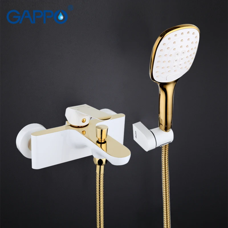 

GAPPO Bathtub Faucet bathroom faucet taps wall mount Golden bathtub mixer bathroom mixer sink faucet waterfall faucet