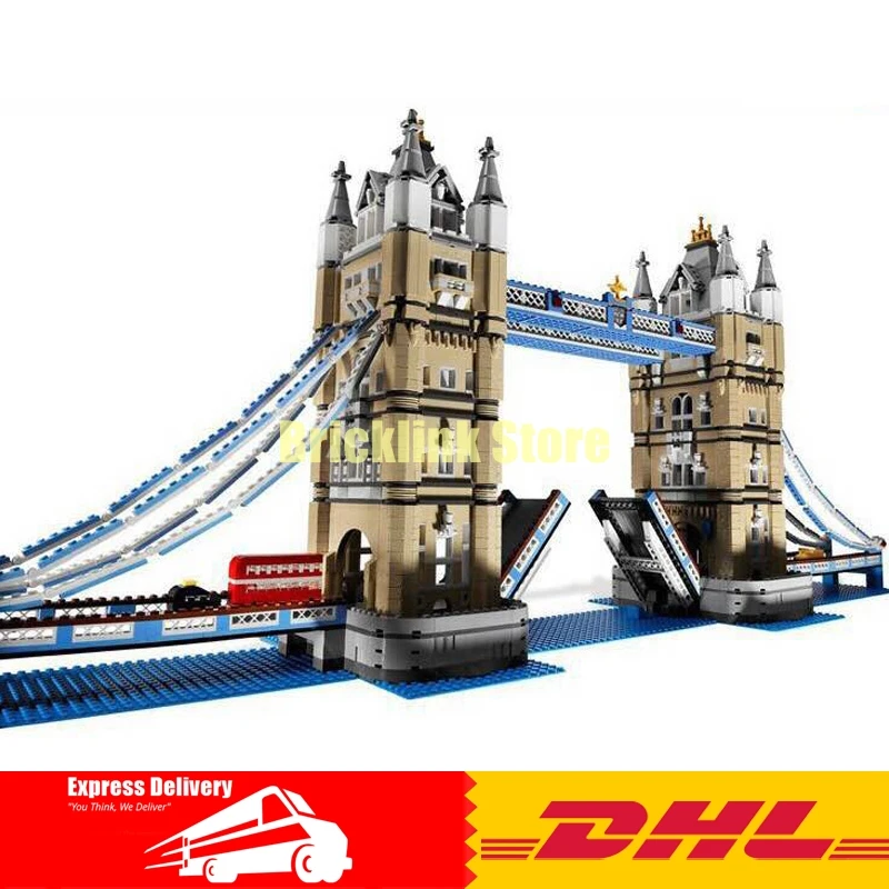

Fit For 10214 IN STOCK LEPIN 17004 4295pcs London bridge Model Set Building Kits Blocks Bricks Christmas Gift Toy