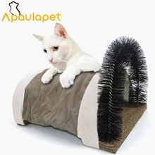 APAULAPET любимая игрушка кошка царапин доска кровать игрушки с Cat массажер Кошка Скребок Игрушка