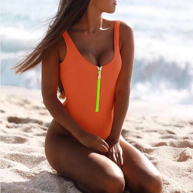 2019 سستة واحد قطعة ملابس السباحة الصلبة الخامس الرقبة سستة Monokini عالية قطع ملابس السباحة مثير ارتداءها ثوب السباحة الإناث السباحة الملابس 2019 سستة واحد قطعة ملابس السباحة الصلبة الخامس الرقبة سستة Monokini عالية قطع ملابس السباحة مثير ارتداءها ثوب السباحة الإناث السباحة الملابس