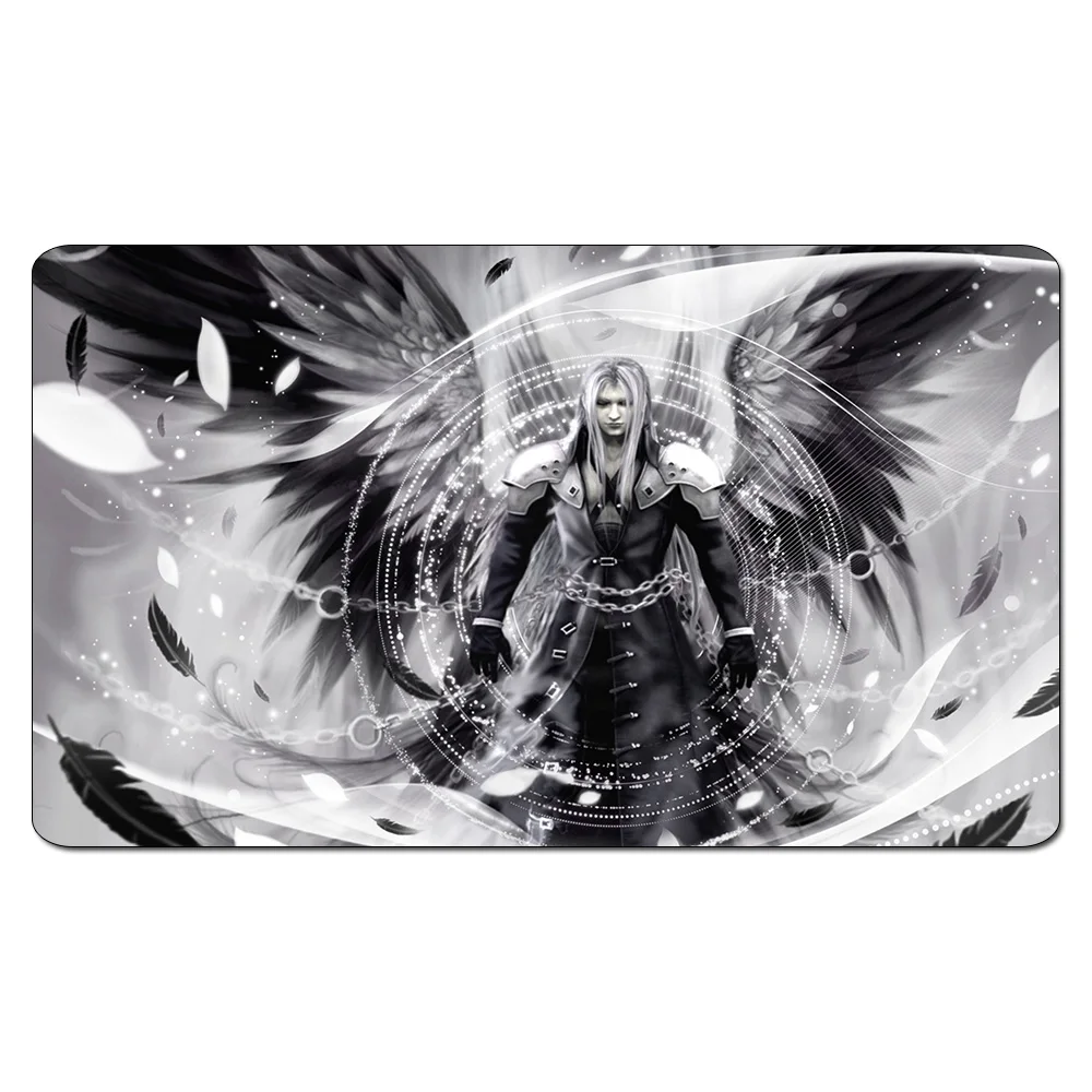 Dissidia_final_fantasy Playmat настольные игры TCG Final Fantasy игровой коврик, пользовательские Дизайн ковер настольная игра площадку с бесплатной Playmat сумка - Цвет: final fantasy sephir