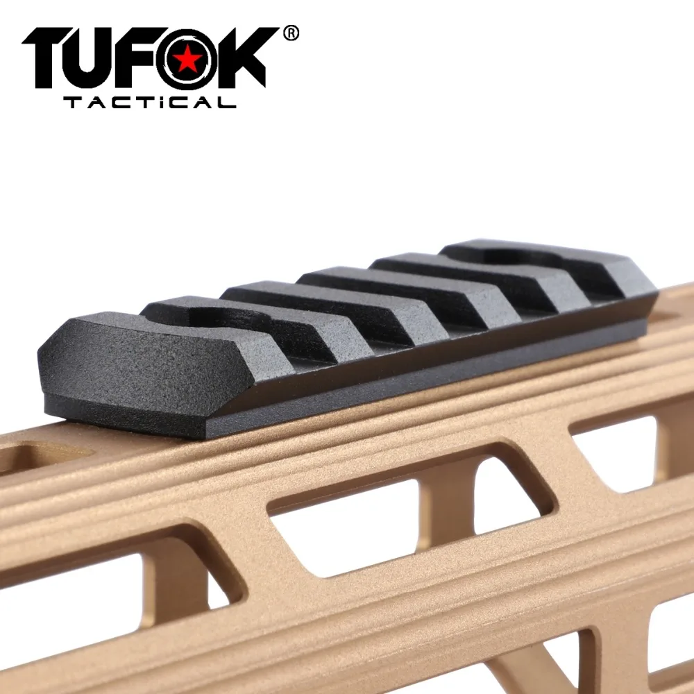 TuFok Mlok Picatinny Weaver рельсовый адаптер низкопрофильный M lok 5 слотов рельсовая секция