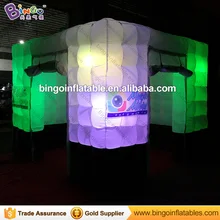 9.8ft x 9.8ft x 8ft надувные Photo Booth для продажи/air bphoto стенда Кабинета/LED Надувные Photo Booth игрушка палатка