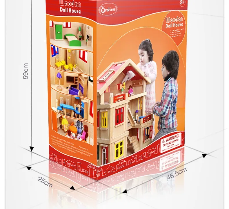 onshine wooden doll house