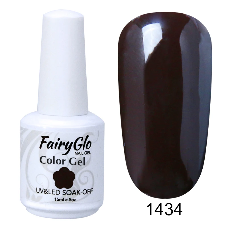 1434 FairyGlo флуоресцентный неоновый УФ-гель для ногтей Дизайн ногтей гель лак замачиваемый Vernis полуперманентный лак для ногтей 15 мл - Цвет: 1434