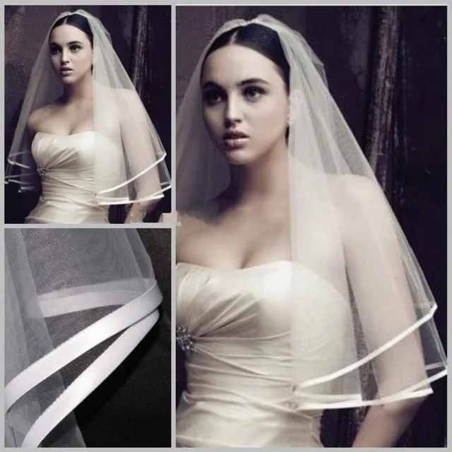 Cheap-White-Veils-Ribbon-Edge-2-Layers-Elbow-Length-Tulle-Bridal-Veil-Wedding-Accessories-velos-de.jpg_640x640