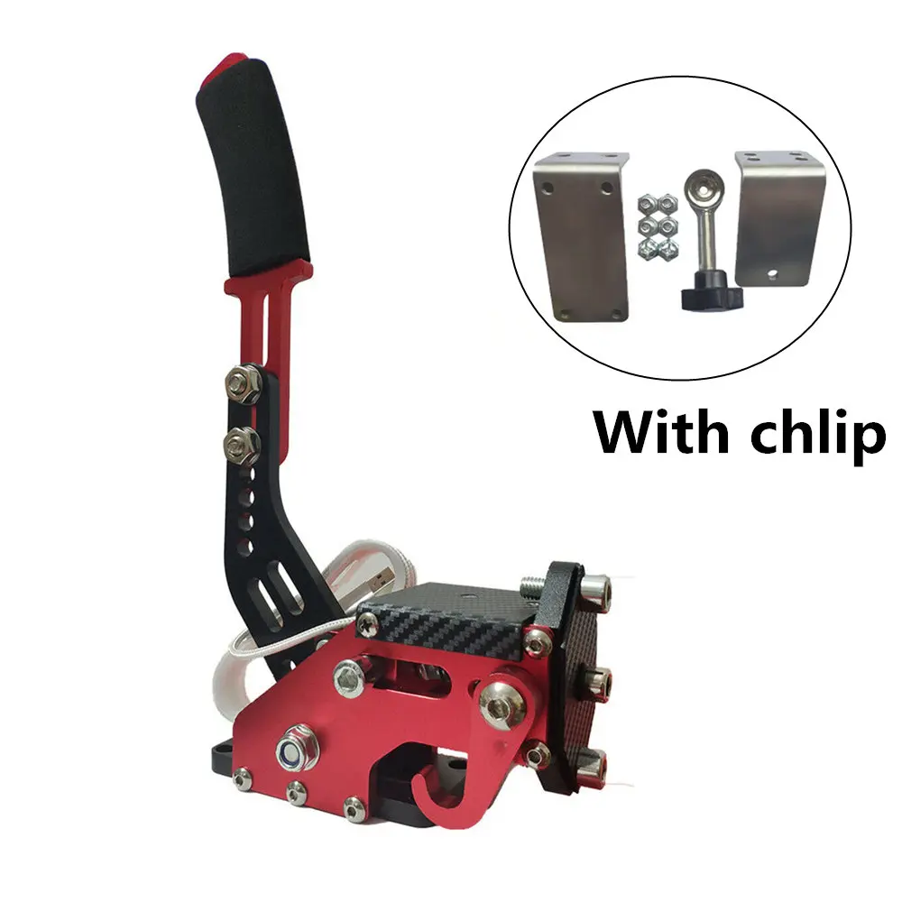 

PC 14Bit USB Handbrake SIM For Logitech G25/27/29 T500 PC Racing Games FANATECOSW DIRT RALLY Hand Brake System not PS4