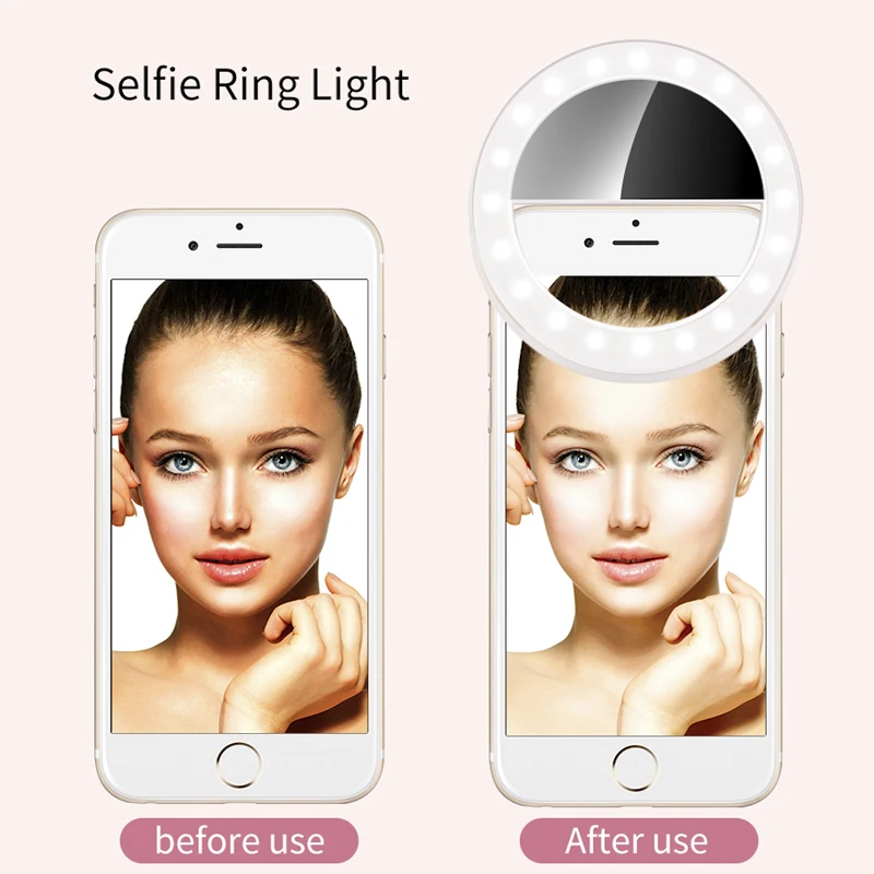 

Photo Back Right Lamp Selfie Ring On The Flash Light For Phone Mobile Cellular Smartphone Photoflash LED Photography Round Kit