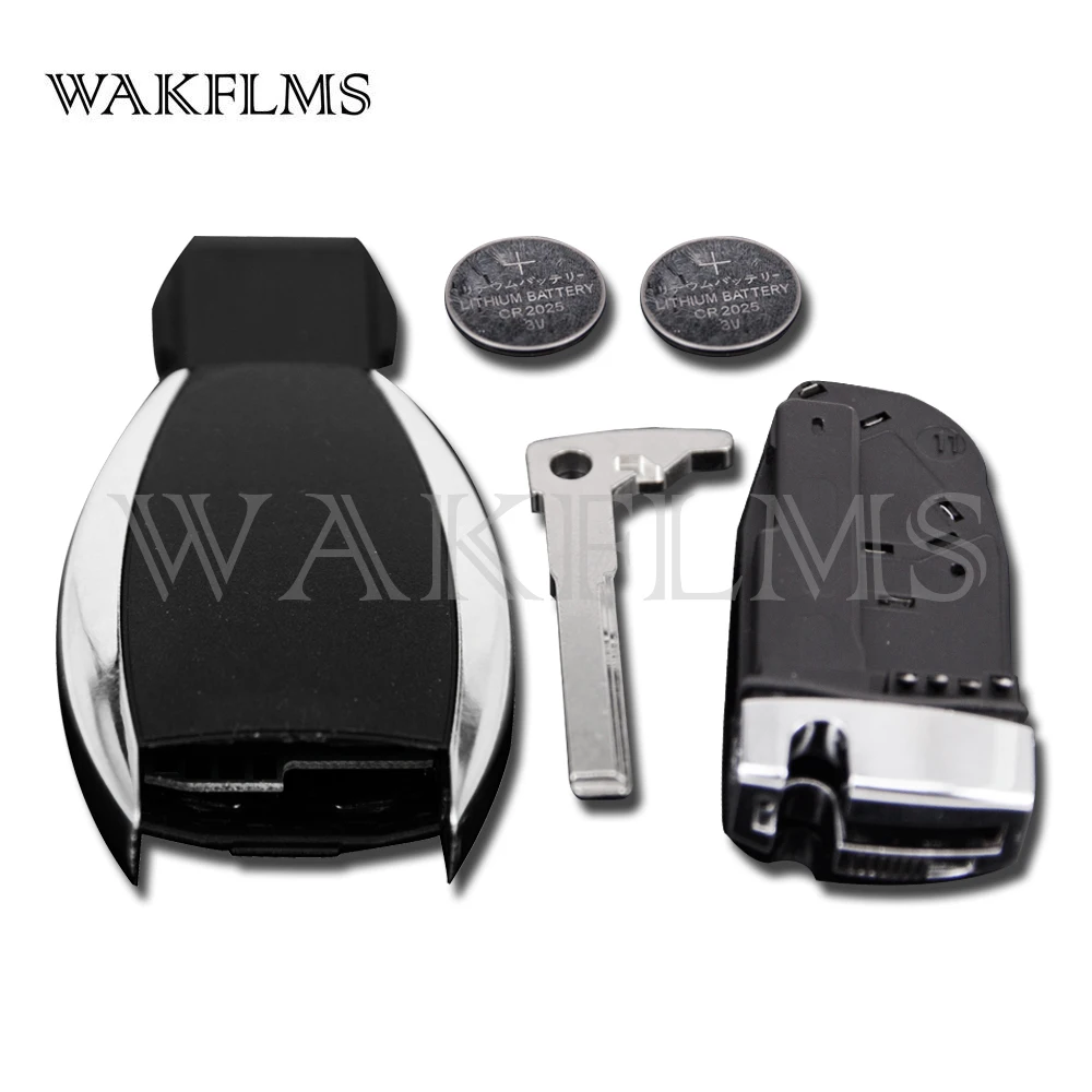 Reliable 2 Batteries NEC Chip 315MHz Panic 433MHz Car Smart Remote Key Fob For Mercedes Benz A B C E G R S Class CL CLK CLS GL ML SL SLK
