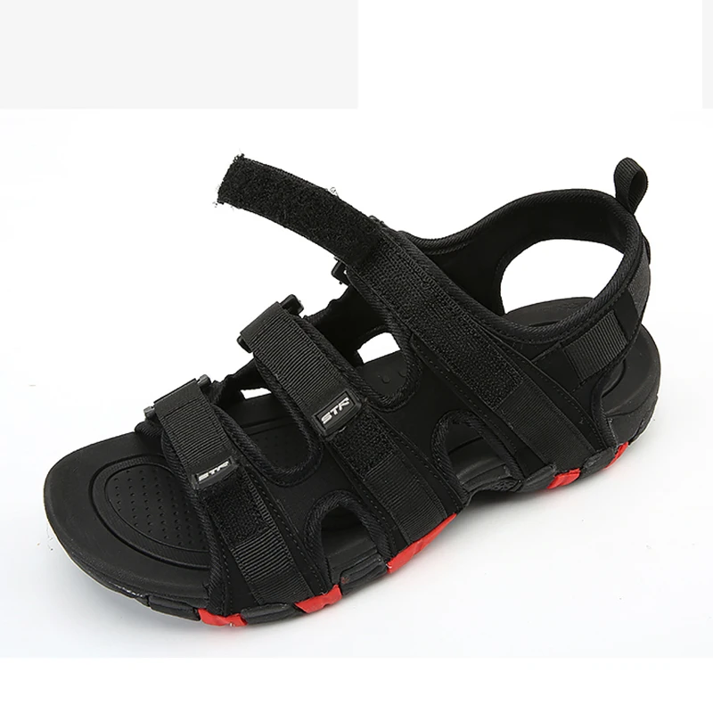 Summer Men Sandals Hook&loop Men's Summer Shoes 2019 Fashion Waterproof Casual Beach Shoes Size:39-44 Black Summer Men Sandals Hook&loop Men's Summer Shoes 2019 Fashion Waterproof Casual Beach Shoes Size:39-44 Black
