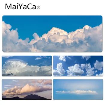 

MaiYaCa My Favorite Blue sky and white clouds Anti-Slip Durable Silicone Computermats Size for 30x60cm 30x90cm Rubber Mouse Pad