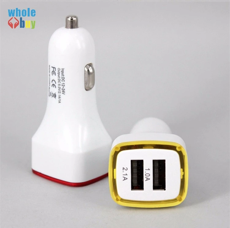 Автомобильное зарядное устройство cehicle с 2 USB-портами высокое качество для