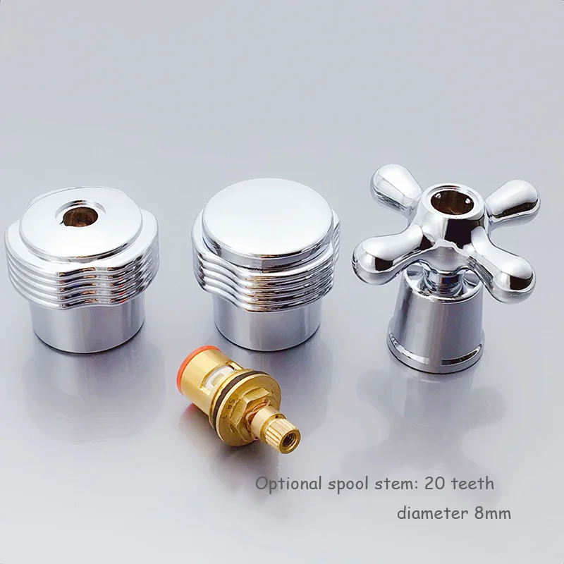 

1pcs Kitchen Sink Faucet Water Mixer Accessories Water Purifier Valve Core Cover Plum Faucet Handle Hardware Accessories