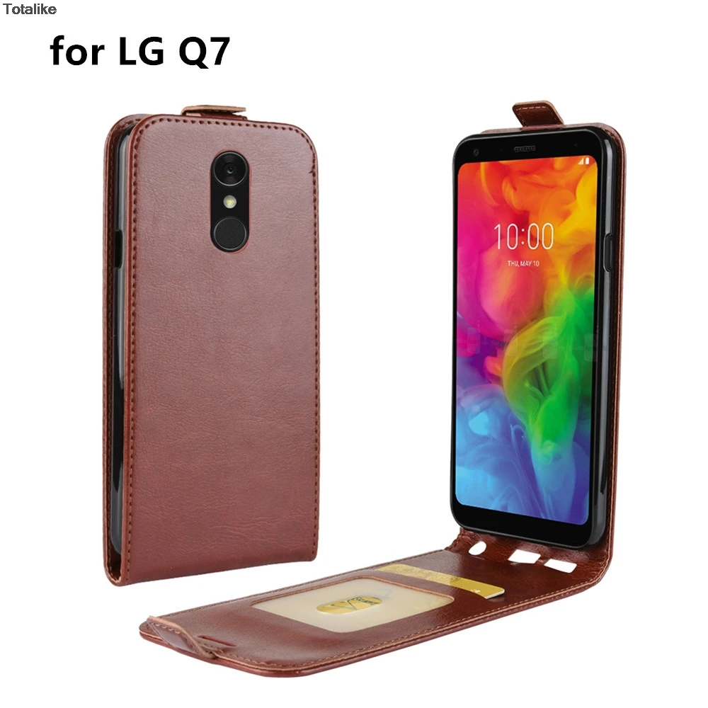 case for LG Q7 Q7+ Plus Q7a 5.5-inches pu leather case Magnetic buckle Holster flip case Money slots Protective Case
