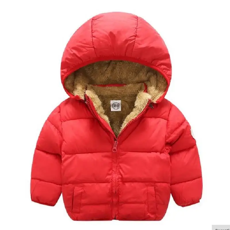 

New Fashion Boys Girls Jacket&Outwear Warm hooded Winter jackets for boy Girls coat Children Fur Winter Clothing Boys Coat 2-6Y