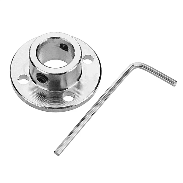 

12mm Flange Coupling Motor Guide Shaft Axis Bearing Fitting Steel Rigid Flange Coupling New
