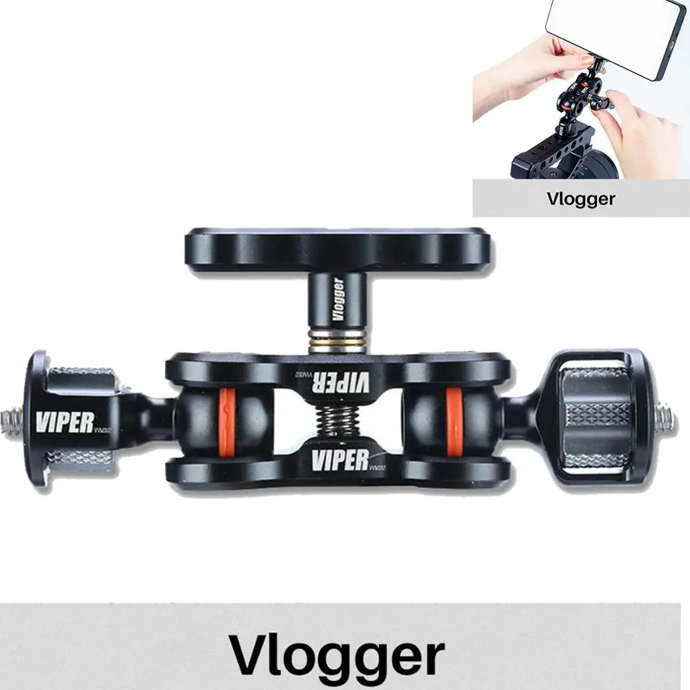 VLOGGER VIPER шарнирное крепление Magic Arm 360 градусов 6 кг полезная нагрузка Алюминиевый