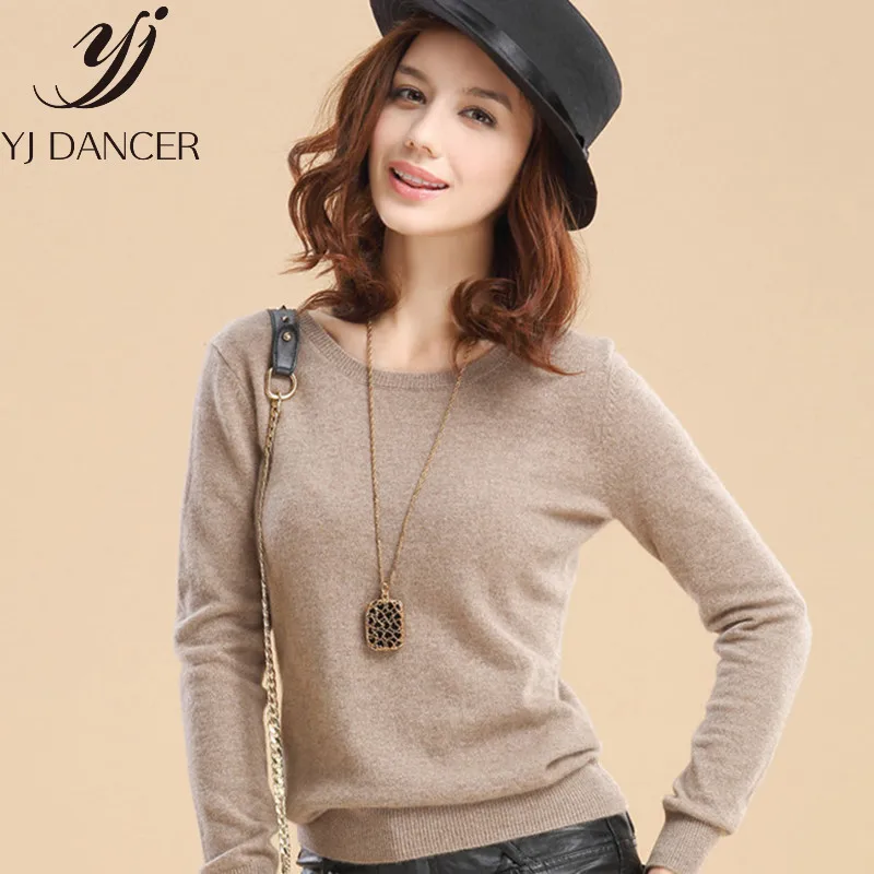

2018 Spring Autumn Winter New Round Female Neck Sweater Knitting Ladies Large Size Pullover Shirt Sweater Women T-shirt CSS263