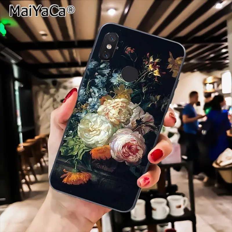 Classic painting flower Butterfly In a Vase aesthetic Art