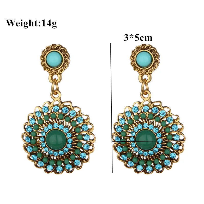 Ювелирные изделия adolph оптовая продажа серьги красивые богемные стильные полые