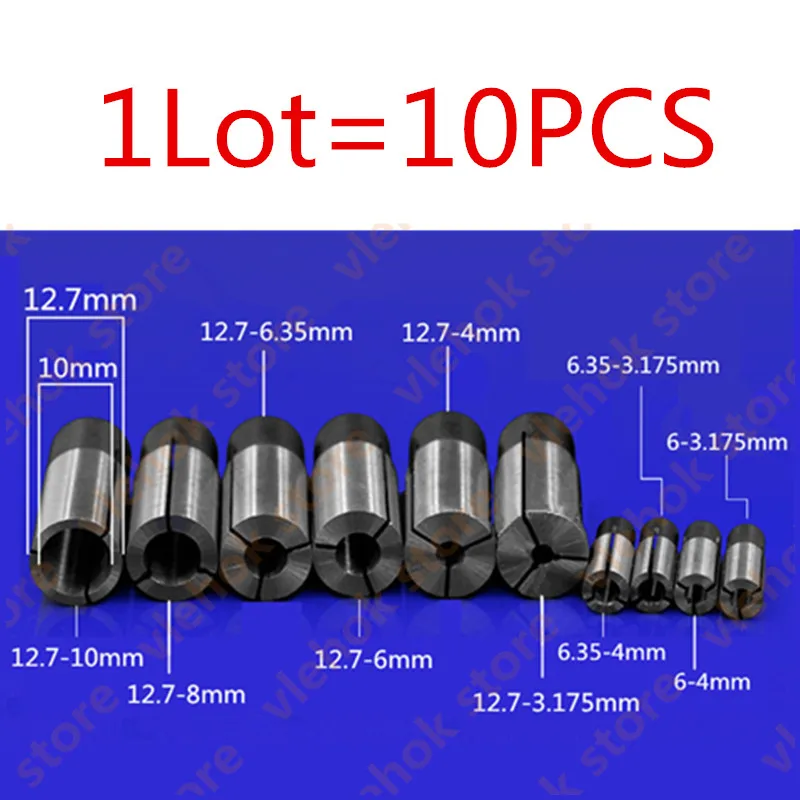 1/2 ''1/4'' 1/8 ''10 мм 8 мм 6 мм 4 мм 3 мм патрон фрезы цанговый адаптер для передачи для Makita BOSCH HITACHI DeWALT Hilti worx