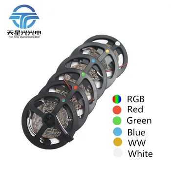 

2PCS 5m 60leds/m Super bright SMD2835 led strip light led 12V Brighter than 3528 3014 Lower Price than 5050 promotional