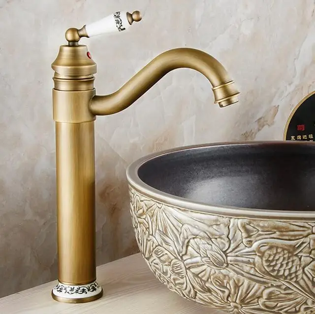 Antique Ceramics Bathroom Faucet Torneira Banheiro Basin Antique Ceramics Bathroom Faucet Torneira Banheiro Basin Vintage Sink Ceramic Water Tap