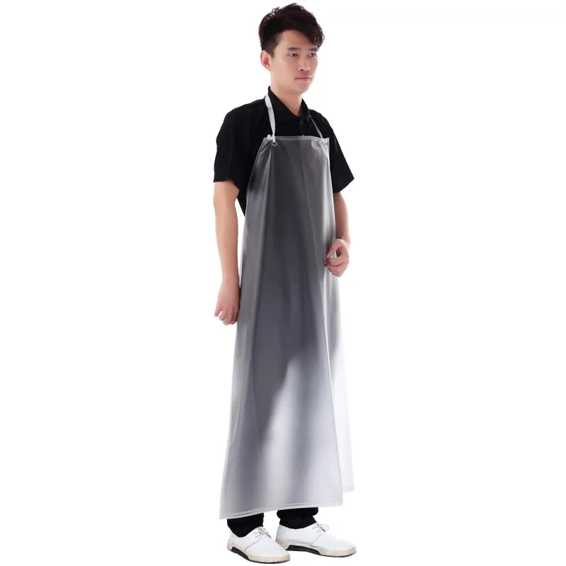 Simple Sleeveless Kitchen Fashion Adult Workwear Men Women Waterproof Oil-resistant Disposable Aprons