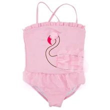 Летние Кружево Одежда для детей; малышей; девочек бикини костюм солнцезащитный крем быстро сохнет Купальник слинг Лебедь Купальники для малышек Купание цельный Одежда для купания