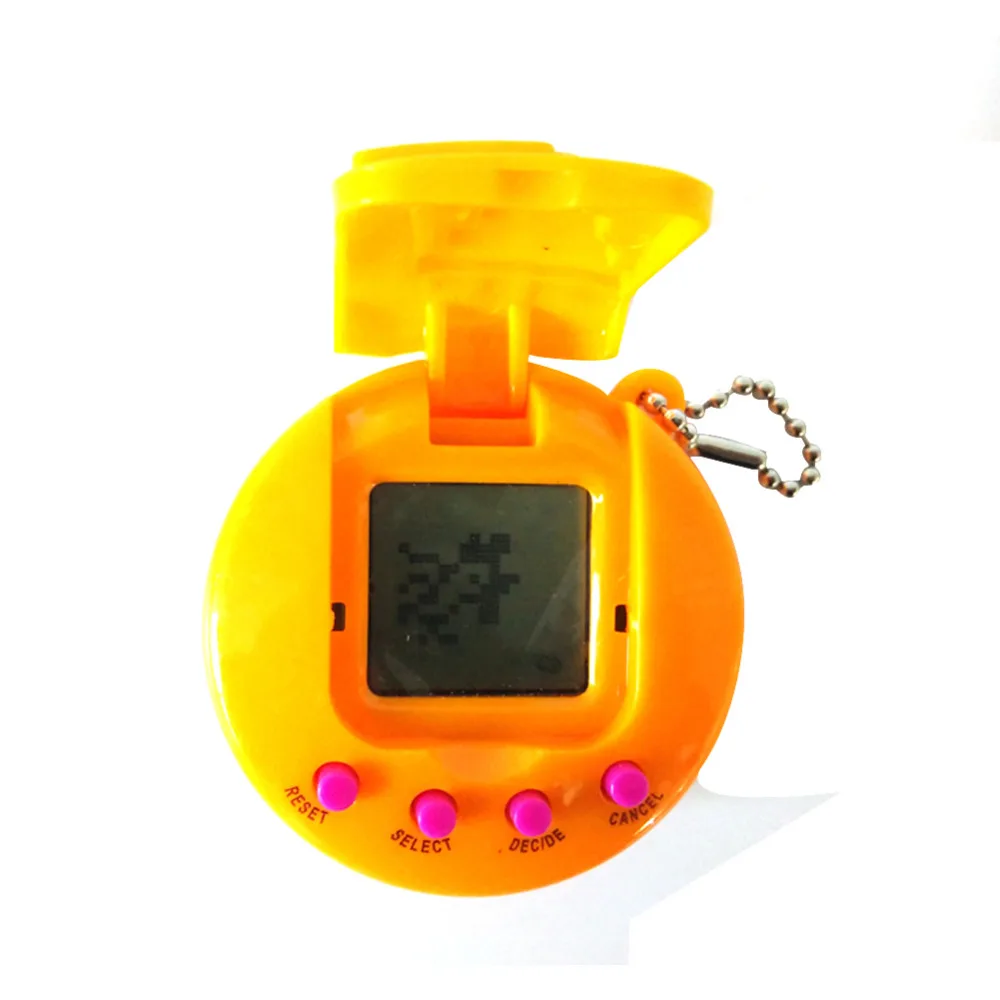 Забавные раскладушка tamagochi Pet виртуальный цифровой игровой автомат ностальгические Cyber электронная-ПЭТ ручной игрушка в подарок для детей