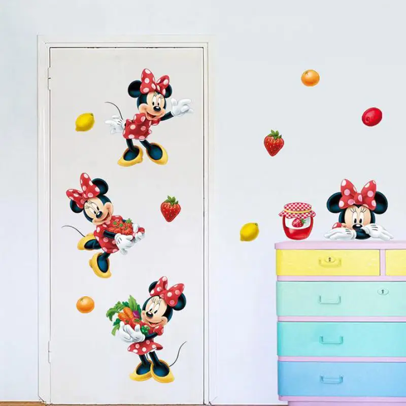 

More Designs Mickey Mouse Clubhouse Minnie Wall Stickers Removable Books on Art Wall Stickers Baby Childrens Room