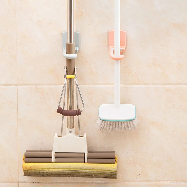 Pugno libero mop cremagliera bagno gancio bagno gancio forte bastone ... Pugno libero mop cremagliera bagno gancio bagno gancio forte bastone ...