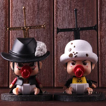 

Dracule Mihawk Trafalgar Law One Piece Portrait of Pirates Limited Edition PVC Anime Action Figures Collectible Model Toy