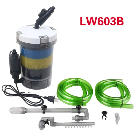 sunsun aquarium filter ultra quiet external aquarium filter bucket 110V 220V / 6W / HW 602 / HW