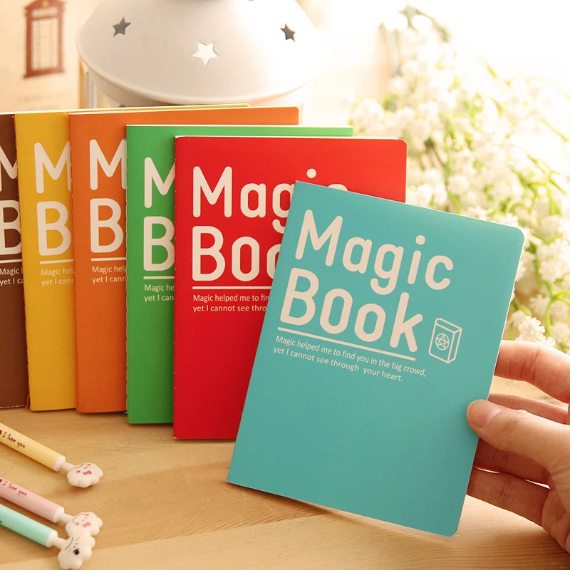 

DL JB33 Korean stationery new Magic Book diary, A6 soft copy notebook notebook Stationery for office supplies students