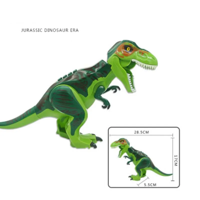 Jurassic Dinosaur world Figures Tyrannosaurs Rex Building Blocks Compatible With Legoings Dinosaur Toys