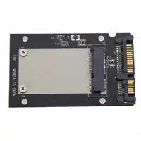 מתאם sata 50mm חדש לוח קטן mSATA SSD כדי 2.5" מתאם msata מתאם ממיר כונן SATA עבור Windows2000 / XP / 7/8/10 עבור Vista Linux Mac (1)