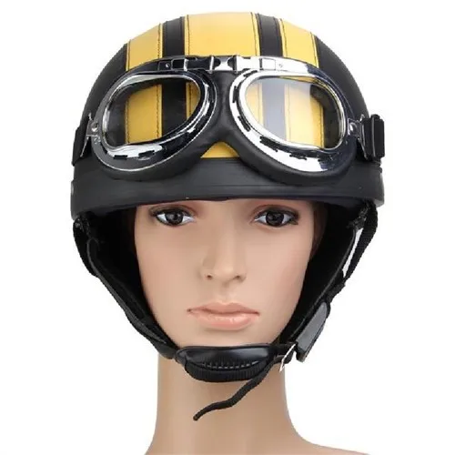 CARCHET мотоциклетный мотор открытый шлем черный+ козырек+ очки для женщин и мужчин унисекс стиль Горячая Распродажа мотор половина шлемы
