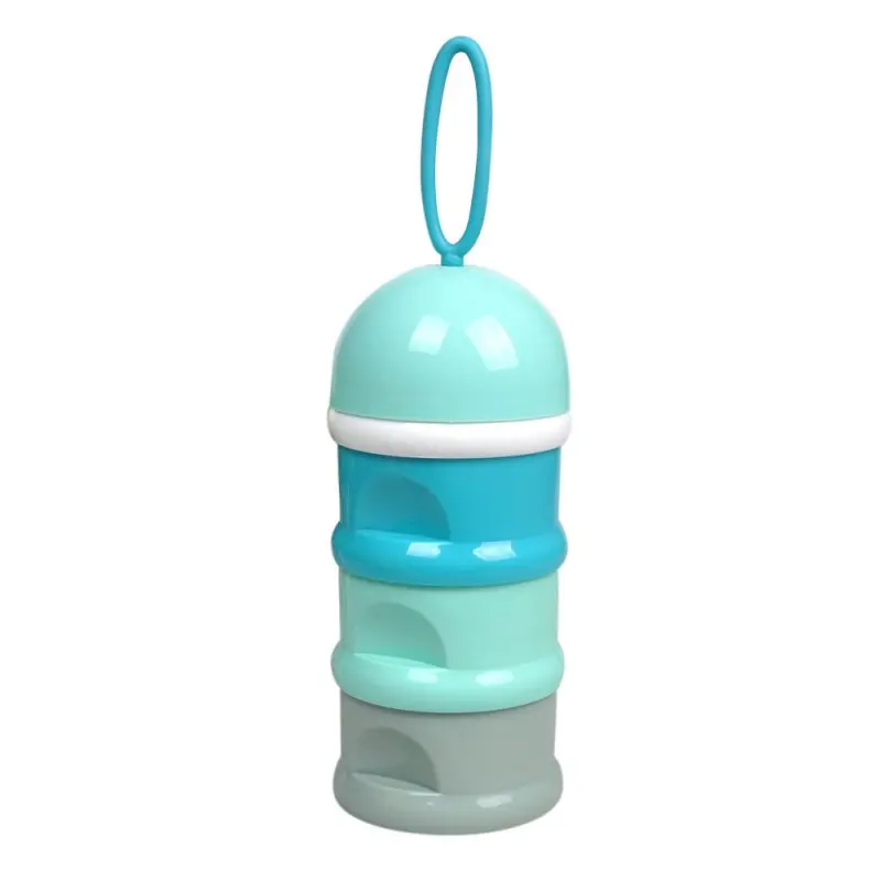 

Portable Newborn Baby Feeding Milk Container Infant Kids Formula Milk Powder Three Grid Candy Snacks Supplies Boxes