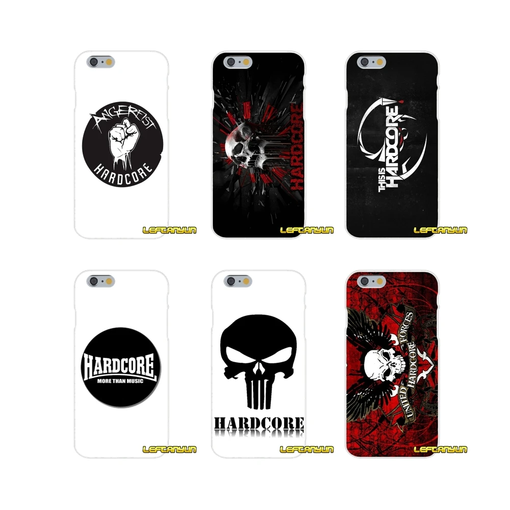 

Hardcore music Soft Silicone phone Case For iPhone X 4 4S 5 5S 5C SE 6 6S 7 8 Plus
